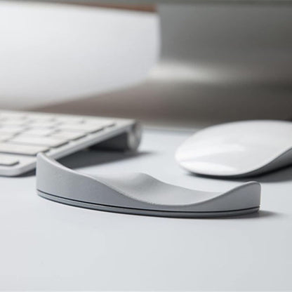 2PCS Ergonomic Mouse Wrist Rest Support, Palm Rest Pad Gliding Wrist Pad that Moves with Mouse, Wrist Pain Relief & Release Pressure on Hands for Office Work, Gaming, Coding (Black, Gray)