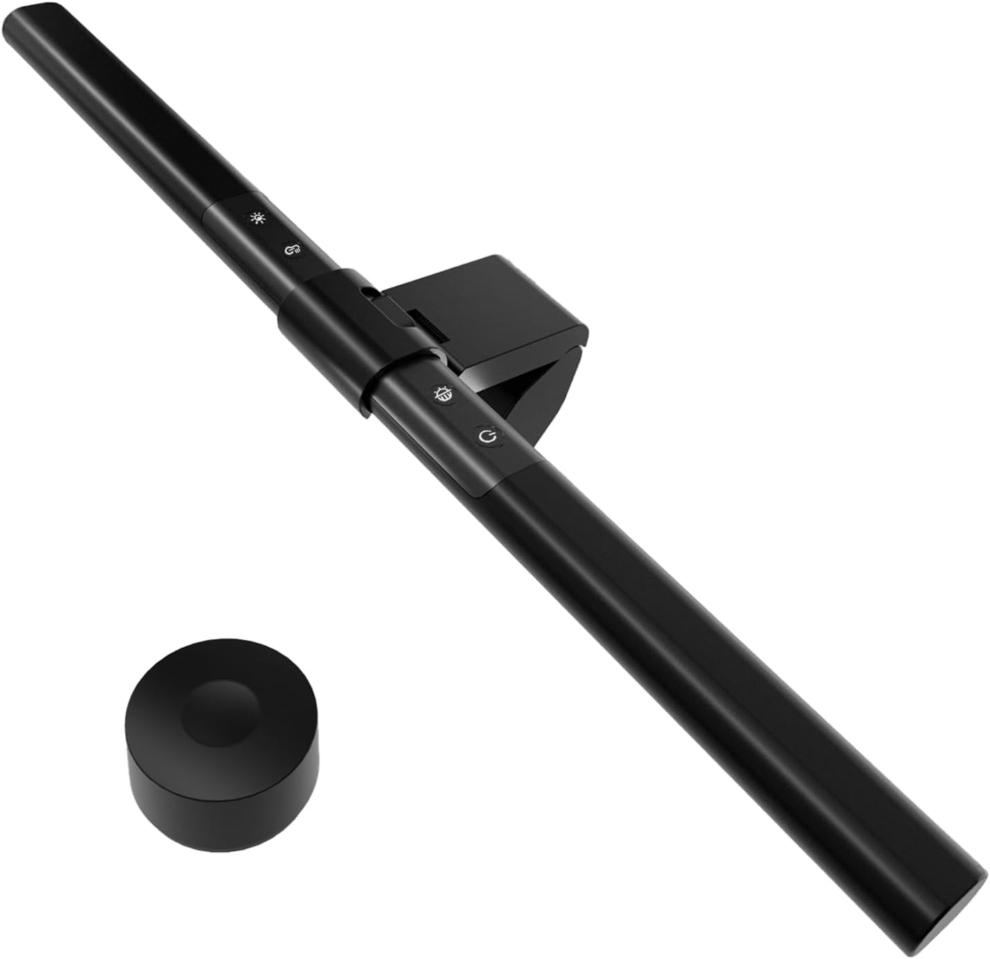 RGB Monitor Light Bar with Wireless Remote, Dual-Source Gaming Computer Lamp for Curved & Flat Monitors (0.39"-1.18"), Ambient Backlight, Stepless Dimming (Ra95), No Glare Desk Setup