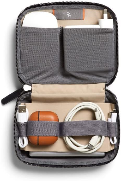 Bellroy Tech Kit Compact (Tech Accessories Organizer, Zipper Pouch) - Saltbush