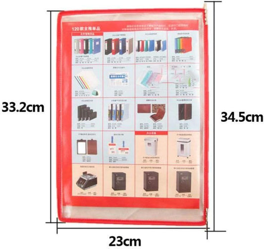 Wall Mount Reference Display System, Flip File Holder, Wall-Mounted Magnetic Display,Folders