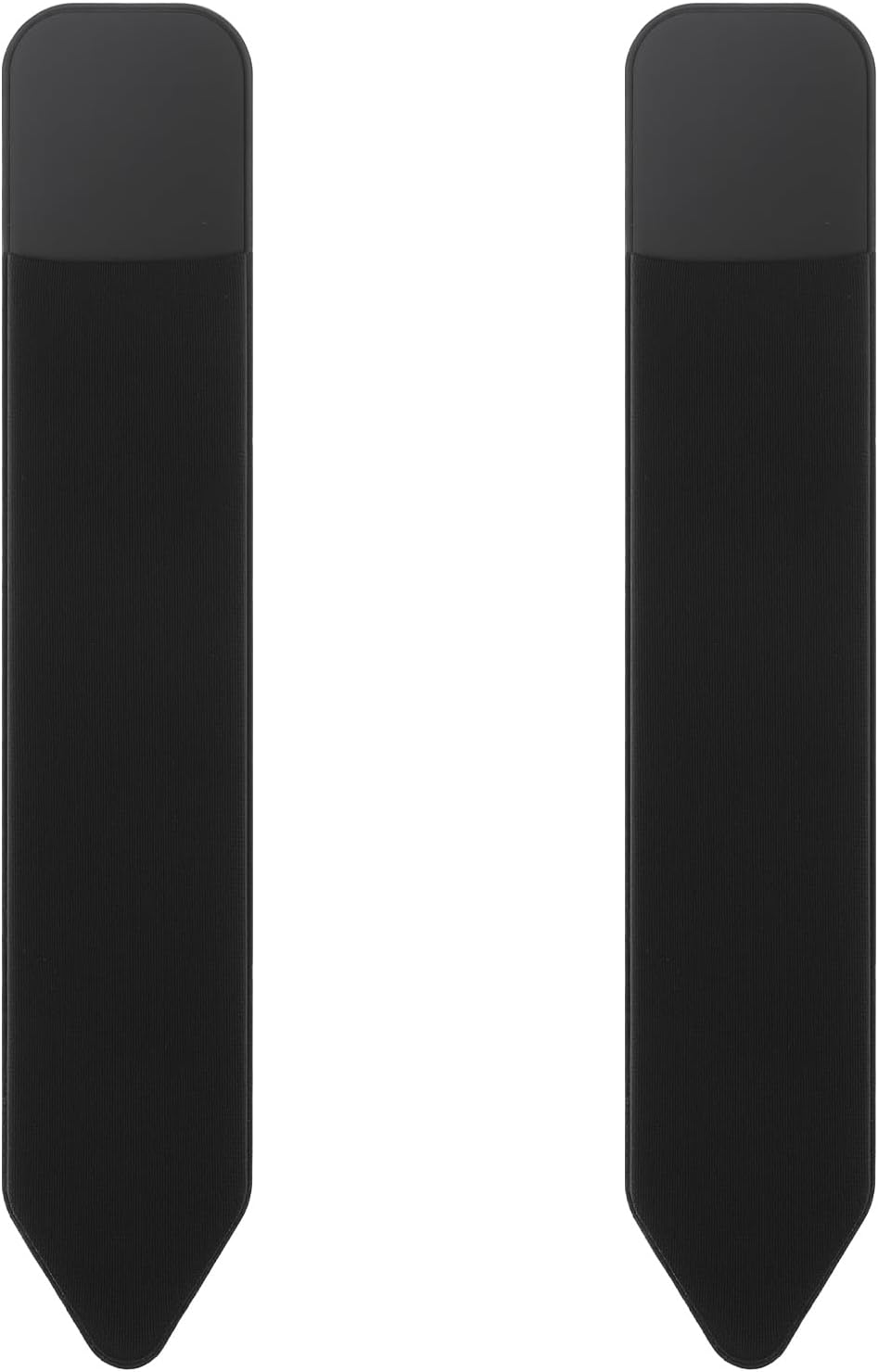 Bremorou 2 Pcs Universal Stylus Holder Adhesive Pencil Protected Sleeve Case Elastic Pens Holder Storage Pouch Pocket Accessories for Tablet Laptop Case Notebook Outdoor Black 7.28 × 1.57 Inch