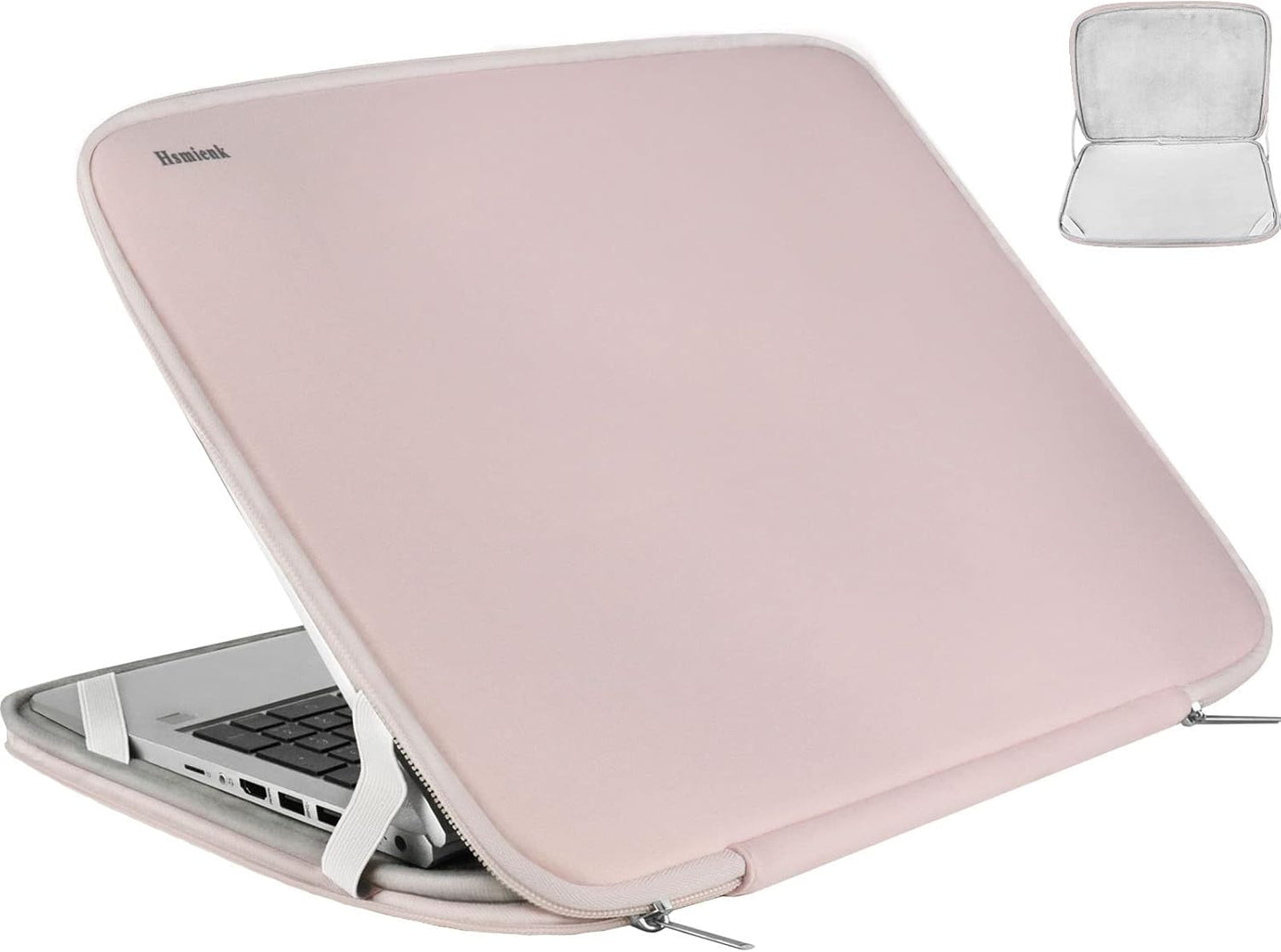 Laptop Sleeve 15.6 Inch, Durable Shockproof Protective Cover Flip Case Briefcase Carrying Computer Bag Case Compatible with 15.6 Inch HP, ASUS, Lenovo, Acer, Notebook, Computer, Black