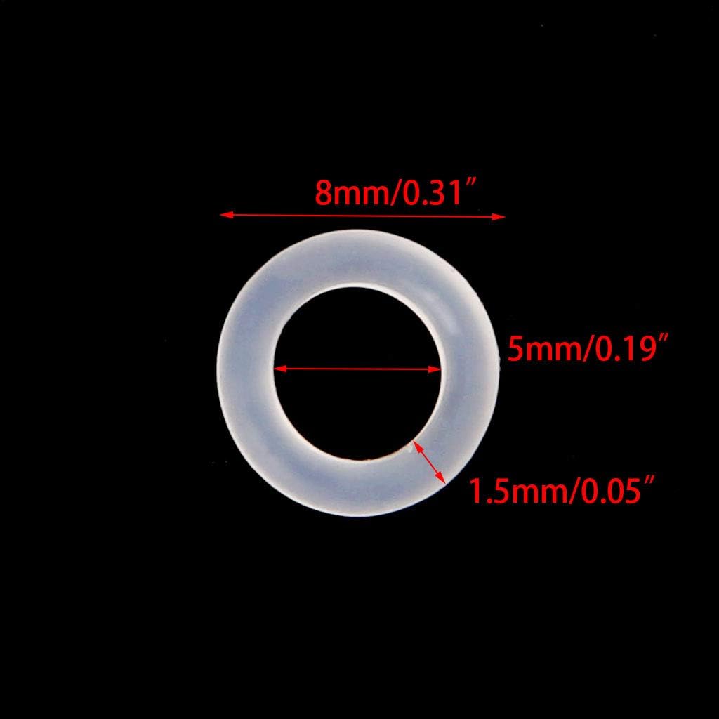 120Pcs Keycaps Rubber O-Ring Dampeners for MX Keyboard