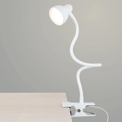 LiFMIRA Clip-on Reading Light - 3 Color Modes, 10 Dimmable Brightness, Eye Care Clamp Desk Lamp with Flexible Gooseneck for Reading in Bed, Desk, Headboard, Computer
