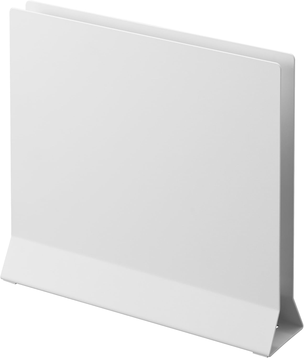 Yamazaki 1999 Placemat Stand, White, Approx. W11.8 x D2.6 x H10.4 inches (30 x 6.5 x 26.5 cm), Tower Placemat Storage, Tray Storage, Round Compatible