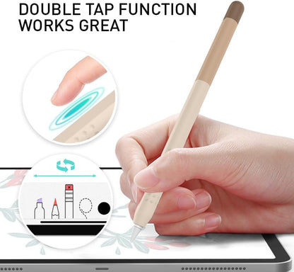 Delidigi for Apple Pencil Pro Case (2024) & Apple Pencil 2nd Generation Sleeve,Soft Silicone Grip Cover,Magnetic Charging Compatible,Double Tap Support,Gradient Color Design