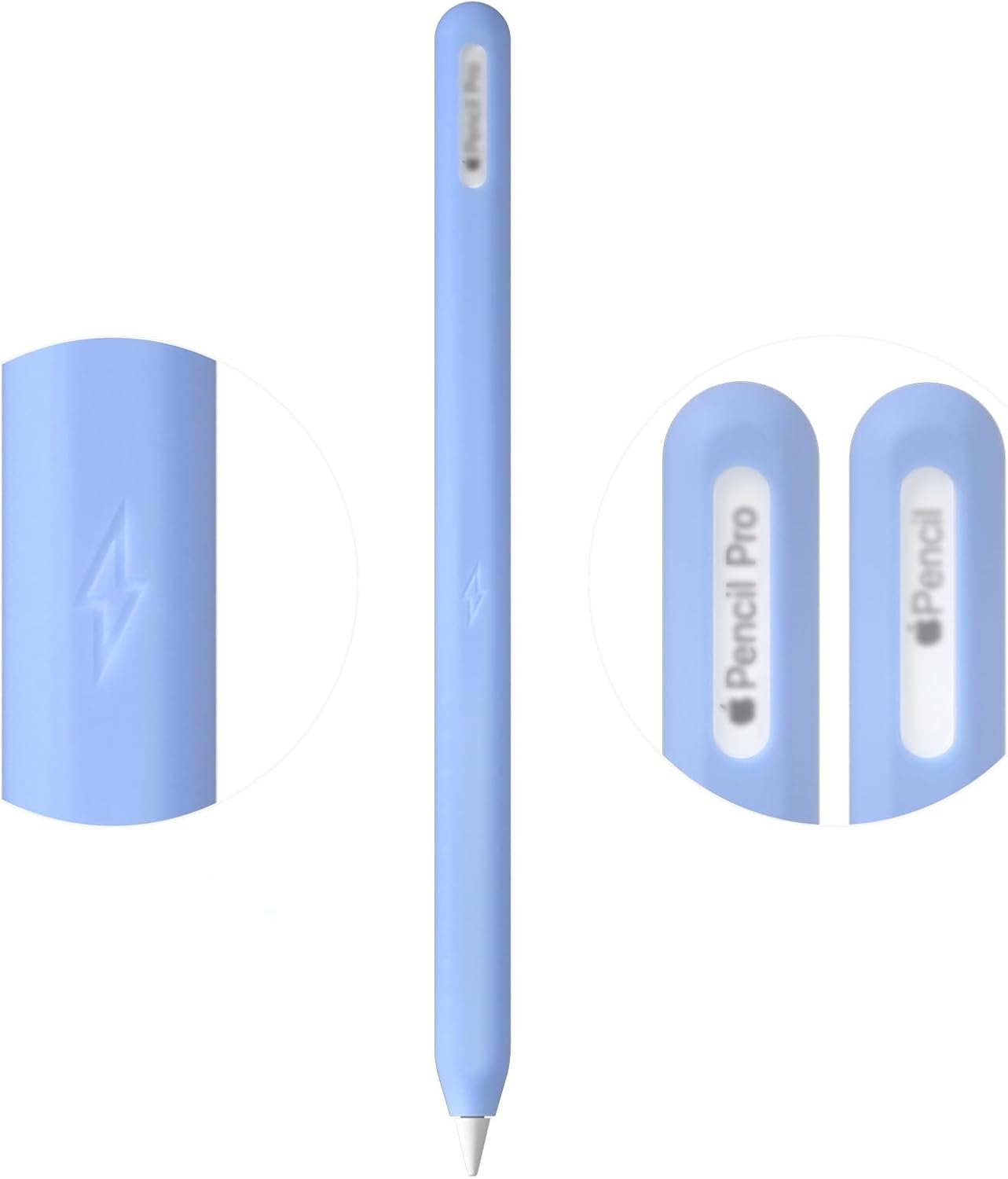 Ultra Thin Protective Pencil Cover for Apple Pencil Pro &Apple Pencil 2nd Gen Silicone Case Sleeve Compatible with Apple Pencil Pro (Pink)