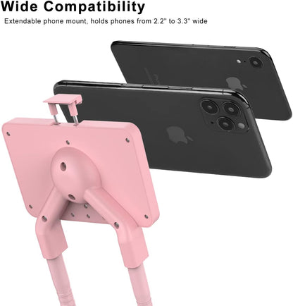 B-Land Cell Phone Holder, Universal Mobile Phone Stand, Lazy Bracket, DIY Flexible Mount Stand with Multiple Function (Black)
