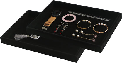 Coward Sunglass Organizer, Beige Velvet Glasses Trays - Eyeglasses Watches Jewelry Display - Men Women (8 Grids)
