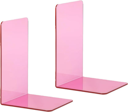 Book Stand for Display, Clear Bookends for Bookshelves, Decorative Book Holder for Music Sheets and Magazines