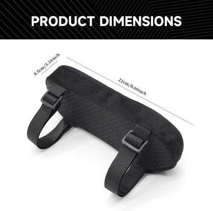 2Pcs Navy Thickened Office Chair Armrest Pads to Relieve Forearm Pressure, Suitable for Office Chairs, Wheelchairs, Comfortable Gaming Chairs
