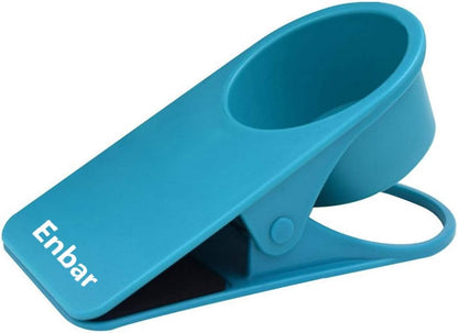 Drink Cup Holder Clip Home Office Table Desk Side Huge Clip Water Drink Beverage Soda Coffee Mug Holder Cup Saucer Clip Design