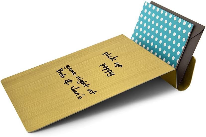Three by Three Seattle 5.5 x 9 Inch to.do Dry Erase Board with Marker for Memos, Lists, and More in Office, Home, Classroom, and Event Spaces (White)