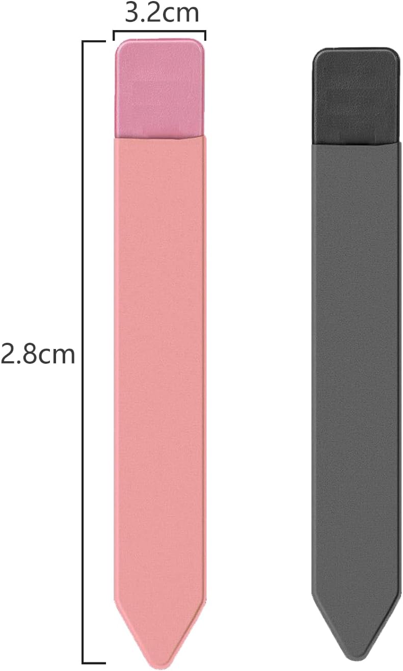 TENOC Universal Stylus Holder, Adhesive Pencil Protected Sleeve Case, Elastic Pens Holder Storage Pouch Pocket Compatible for Pencil Pro 2nd/1st & USB-C, 1 Pcs, Black