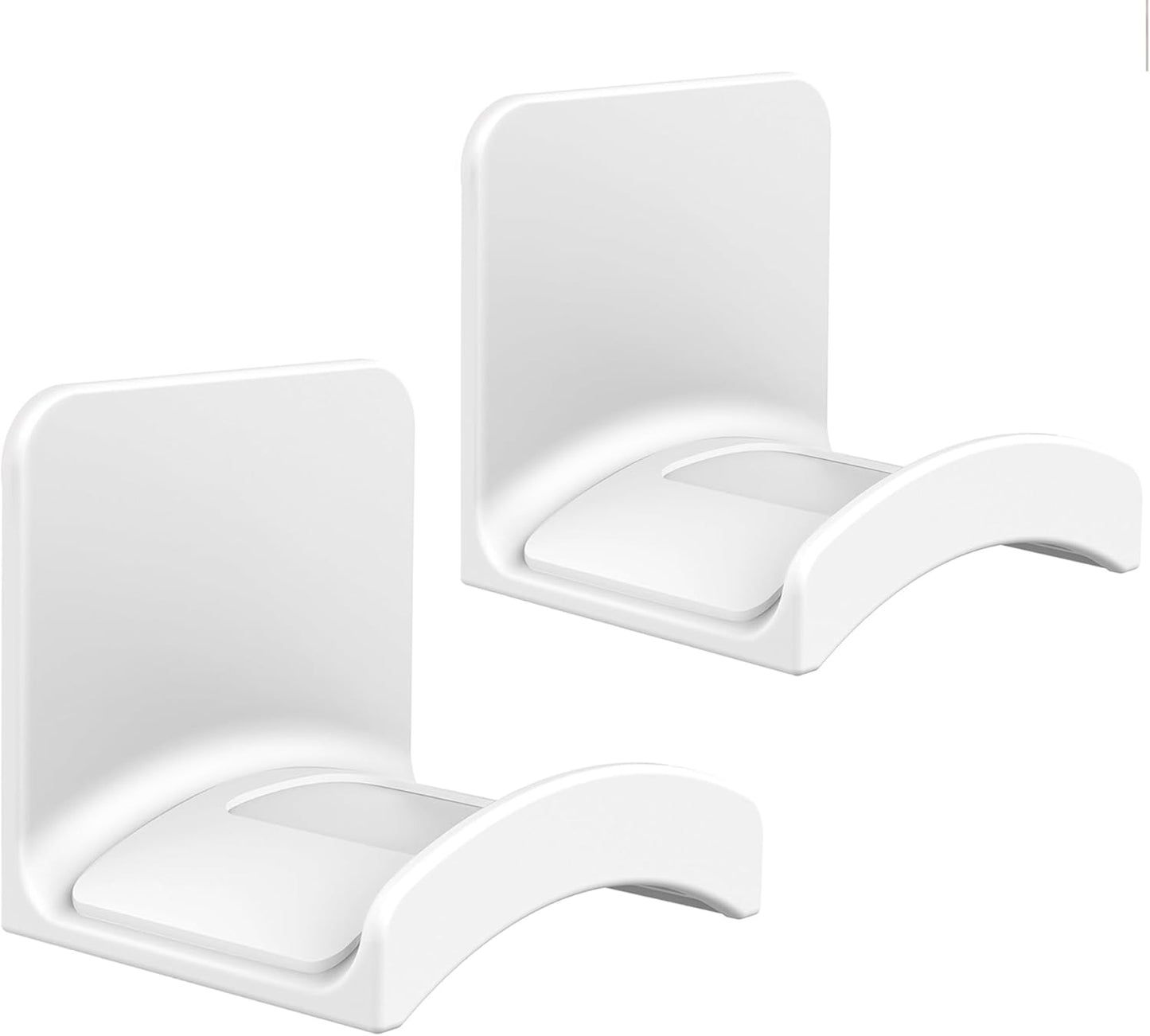 SOKUSIN Headphone Stand Headset Holder - Adhesive Gaming Earphones Hanger, Universal Desk Wall Mount Hook for All Headphone/Controller, Compatible with Beats, AirPods Max,Sony, JBL (White)