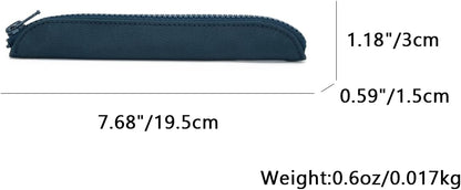Pencil Case Durable Pencil Pouch for Pens School Featuring Oxford Lap Design (Khaki,Oxford)
