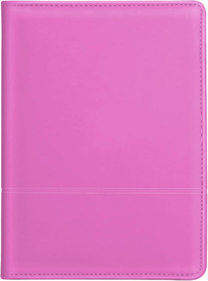 Padfolio/Portfolio Binder, Mini Padfolio Portfolio Binder 5 x 8 Legal Writing Pad, A5 Document Organizer Folder for Men Women, Black