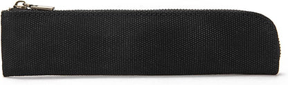 Canvas Pencil Case Small Pencil Pouch Slim Lightweight Pen Case Holder Cute Zipper Bag for School Office