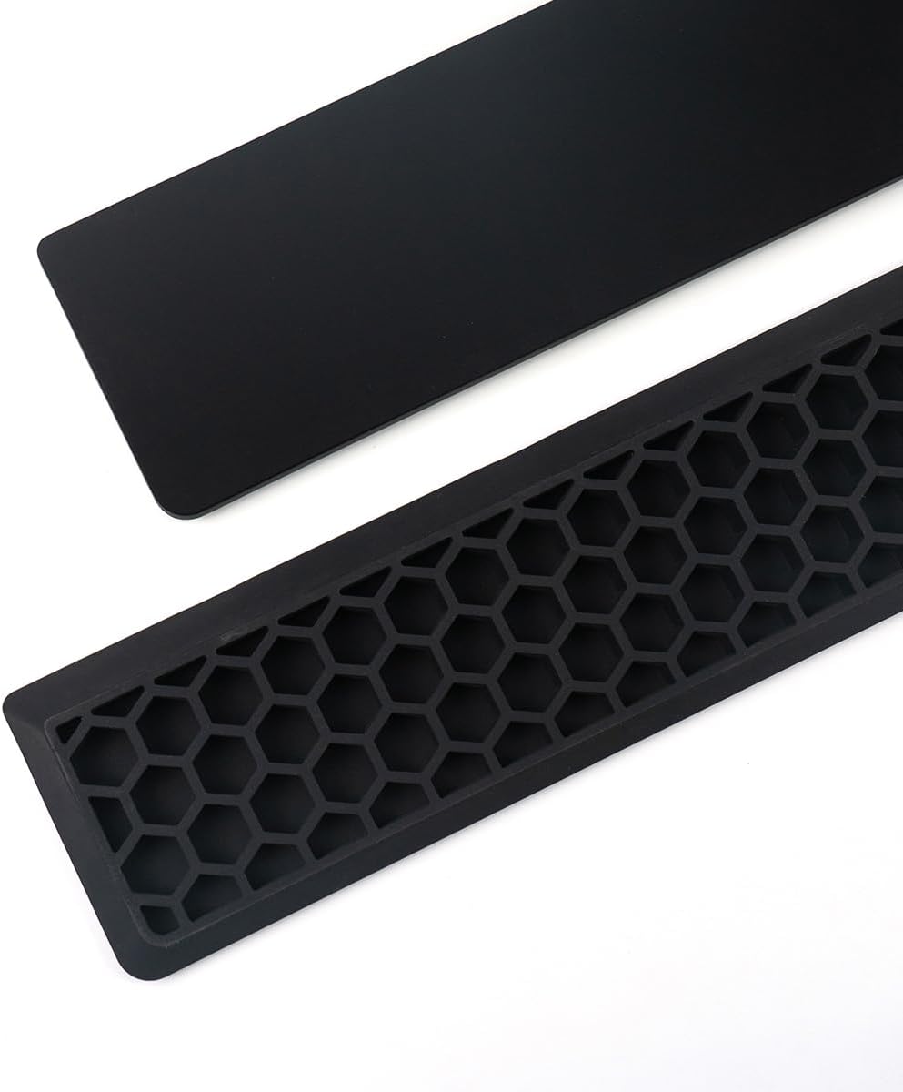 Ergonomic 75% Keyboard Wrist Rest-12.8" Silicone Non-Slip Keyboard Cushion, Computer Wrist Rest, Relief of Hand Pain(Grey)