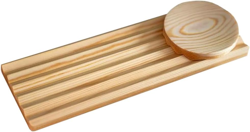 Pen Holder Wave Pen Tray Wooden Desk Organizer,Pencil Holder,Fountain Tray,Pencil Organizer for Desk (Walnut)