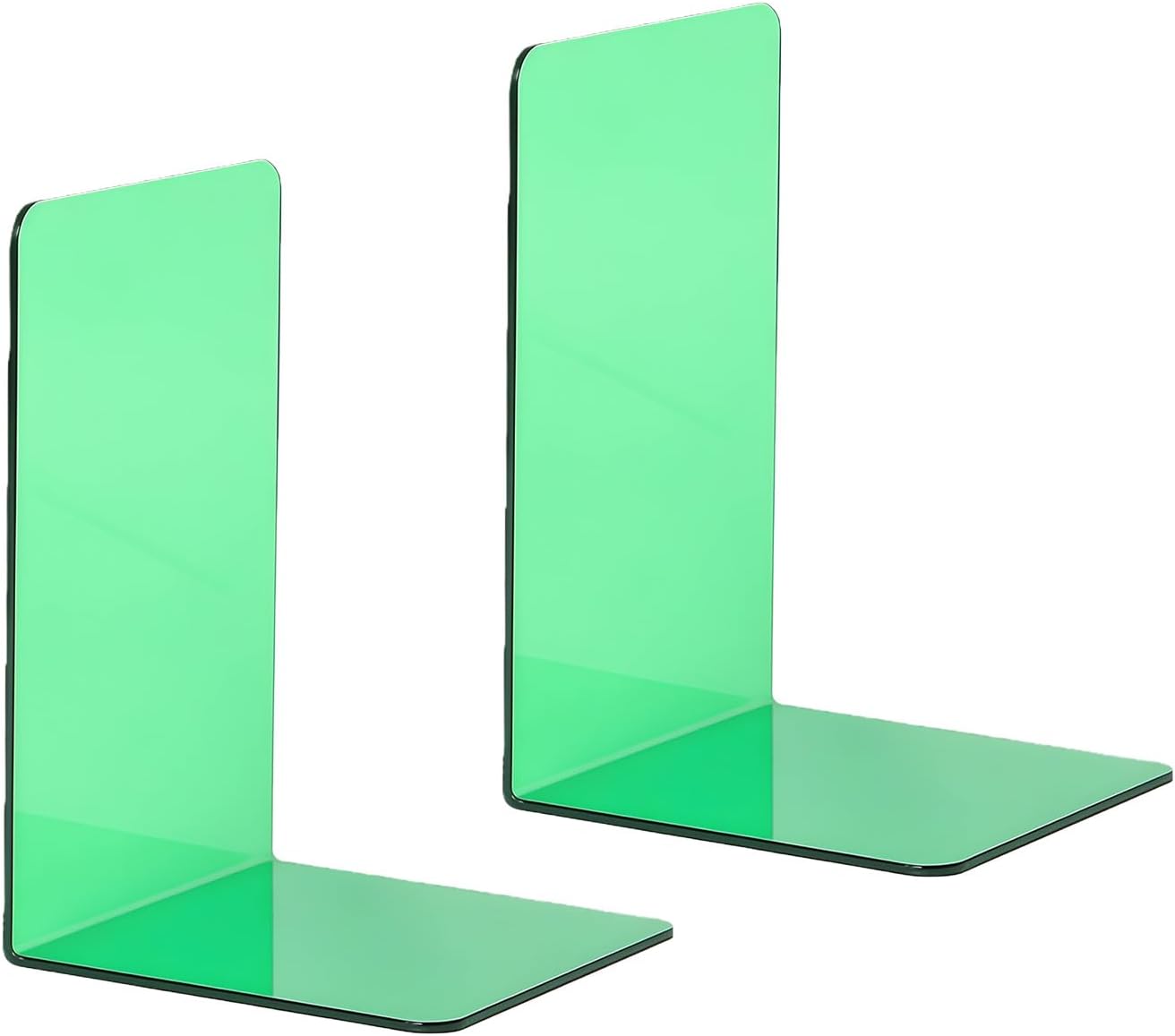 Book Stand for Display, Clear Bookends for Bookshelves, Decorative Book Holder for Music Sheets and Magazines