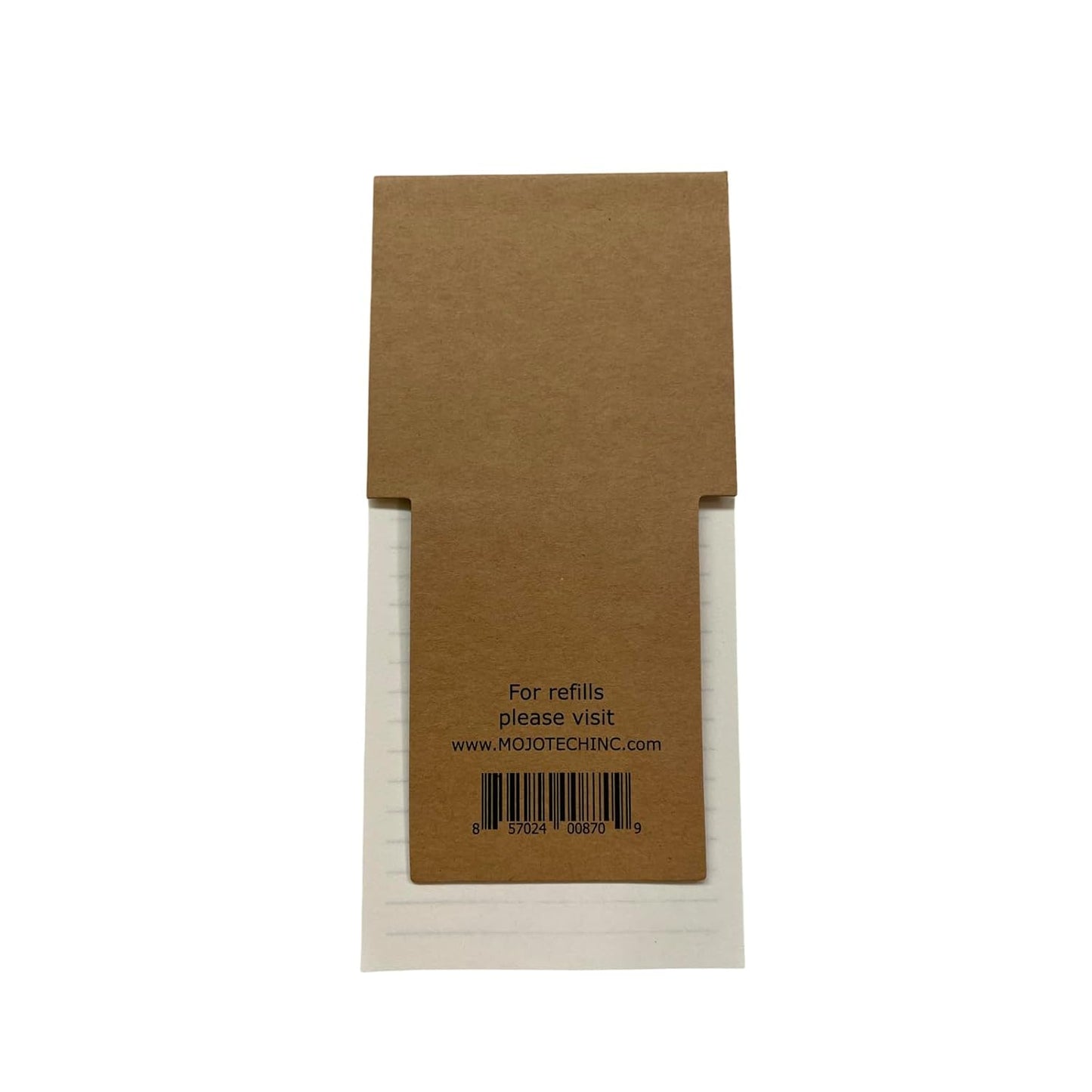 MOJO Notepad Phone Case - 5 Blank Note Pad Replacements - 40 pages lined paper each