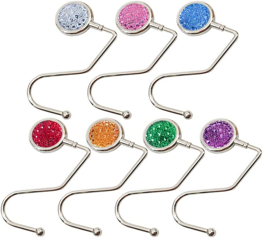 TopHomer Portable Table Bag Holder Hanging Bag Hook Cute Home School Library Office Under Hanging Metal Holder Gifts