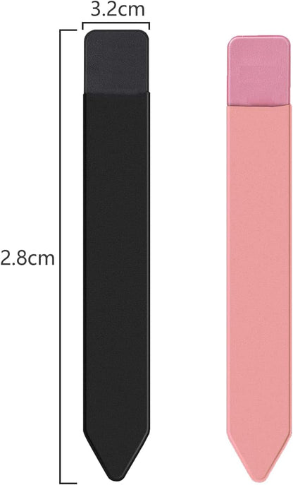 TENOC Universal Stylus Holder, Adhesive Pencil Protected Sleeve Case, Elastic Pens Holder Storage Pouch Pocket Compatible for Pencil Pro 2nd/1st & USB-C, 1 Pcs, Black