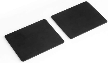 GRIFITI Small Slim Palm Pads Notebook Wrist Rest with Tacky Silicone Reposition Ergonomic Carpal Tunnel Resting Support for Computer MacBook & Laptop Keyboard Typing Pad (2 Small 3 x 2.75 inches)