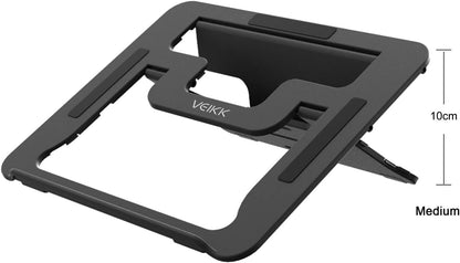 VEIKK Drawing Tablet Stand for Desk Foldable and Adjustable Graphics Tablet and Pen Display Stand,Non Slip 15° to 75° Angle Adjustable for 10 to 15.6 Inch Drawing Monitor