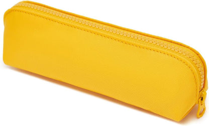 Canvas Pencil Case Cotton Canvas and Simple Multifunctional Pencil Bag Zipper Portable Storage (Black)