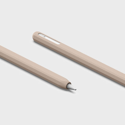 UPPERCASE Designs NimbleSleeve Premium Silicone Case Holder Protective Cover Sleeve Compatible with iPad Apple Pencil Pro and 2nd Generation Only (Beige)