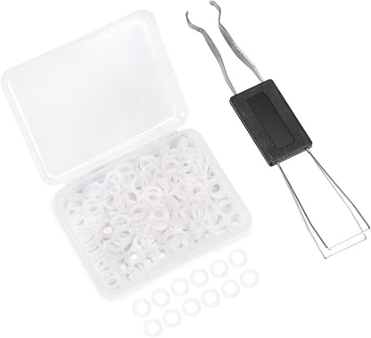 150PCS O Rings Keyboard Dampeners Rubber O-Ring Keyboard Silencer with Keycap Remover Tool for Cherry MX Switch Keyboard and Mechanical Keyboard Keys Dampeners