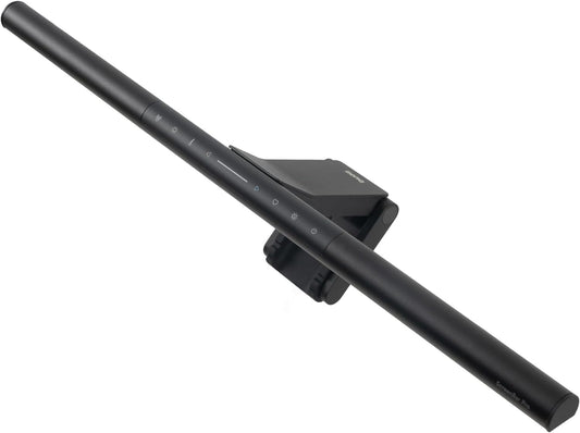 BenQ ScreenBar Pro LED Monitor Light Bar (Black) - Ultrawide Lighting, Motion Sensor, Adjustable Brightness/Color Temperature, Eye-Care USB-C Monitor lamp, No Glare, Curved Monitors, Monitor accessory
