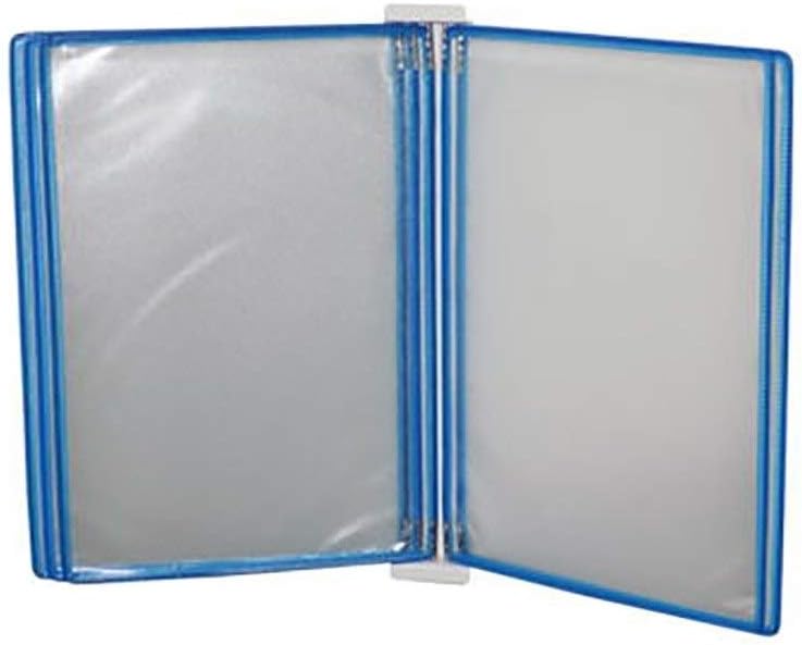 Wall Mount Reference Display System, Document Display Holders a4 with 5 Panels and 10 Pockets for 35 * 24 4.5CM,Folders(Large)