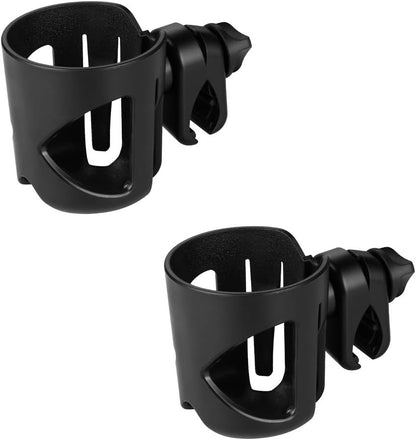 Accmor Stroller Cup Holder, Universal Cup Holder for Stroller Walker Bike, 360° Rotatable Large Caliber Designed Bottle Holder for Stroller, Bike, Wheelchair, Scooter