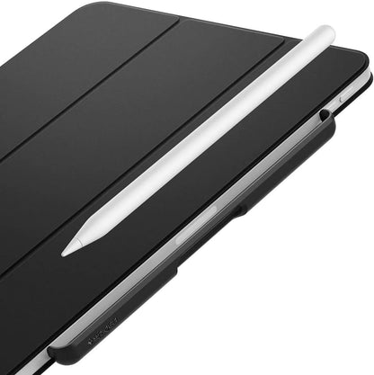 Spigen Pencil Holder for Apple Pencil Pro, 2nd Gen, Lenovo Yoga Pen, Galaxy S Pen, Compatible with Magic Keyboard, Smart Keyboard, Smart Folio, Magnetic iPad Cases, Wireless Charging Safe, White