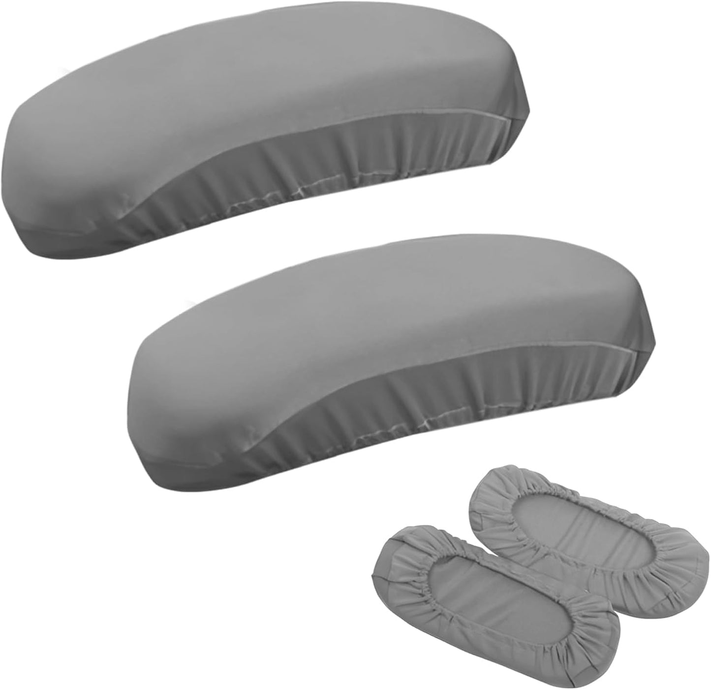 Kakalote Office Chair Armrest Covers, 1pair Stretchable Stretch Computer Chair Slipcover Desk Chairs Arm Cover for Office, Desk, Gaming Chairs (Black)