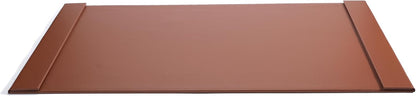 24" x 18" Leather Desk Blotter with Top Rail for Writing Leather Executive Desk Pad Protector Desk Mat for Office Home Workplace Black