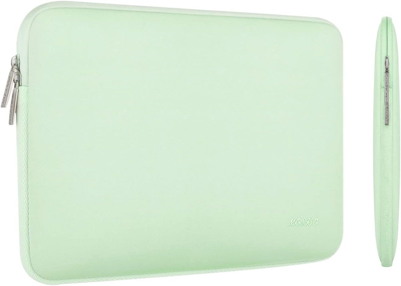 MOSISO Laptop Case 13.3 inch, 13-13.3 inch Laptop Sleeve Bag Compatible with MacBook Air/Pro 13/Pro 14 M5 M4 M3 M2 M1, HP Dell ASUS Lenovo, Neoprene Computer Sleeve Bag with Small Case, Baby Pink - Colors B