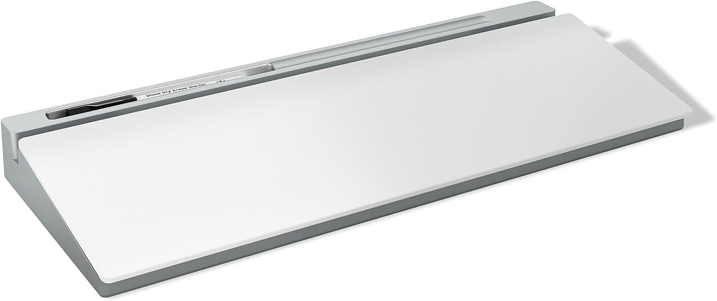 TRU RED™ Glass Desktop Dry-Erase Whiteboard