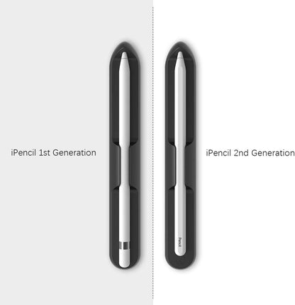 LOVE MEI iPencil Holder Sticker for Apple Pencil 1st/2nd Generation, Strong Adhesive Silicone Holder Sticker [Magnetic Attach Design] Accessories for iPad Stylus Pens