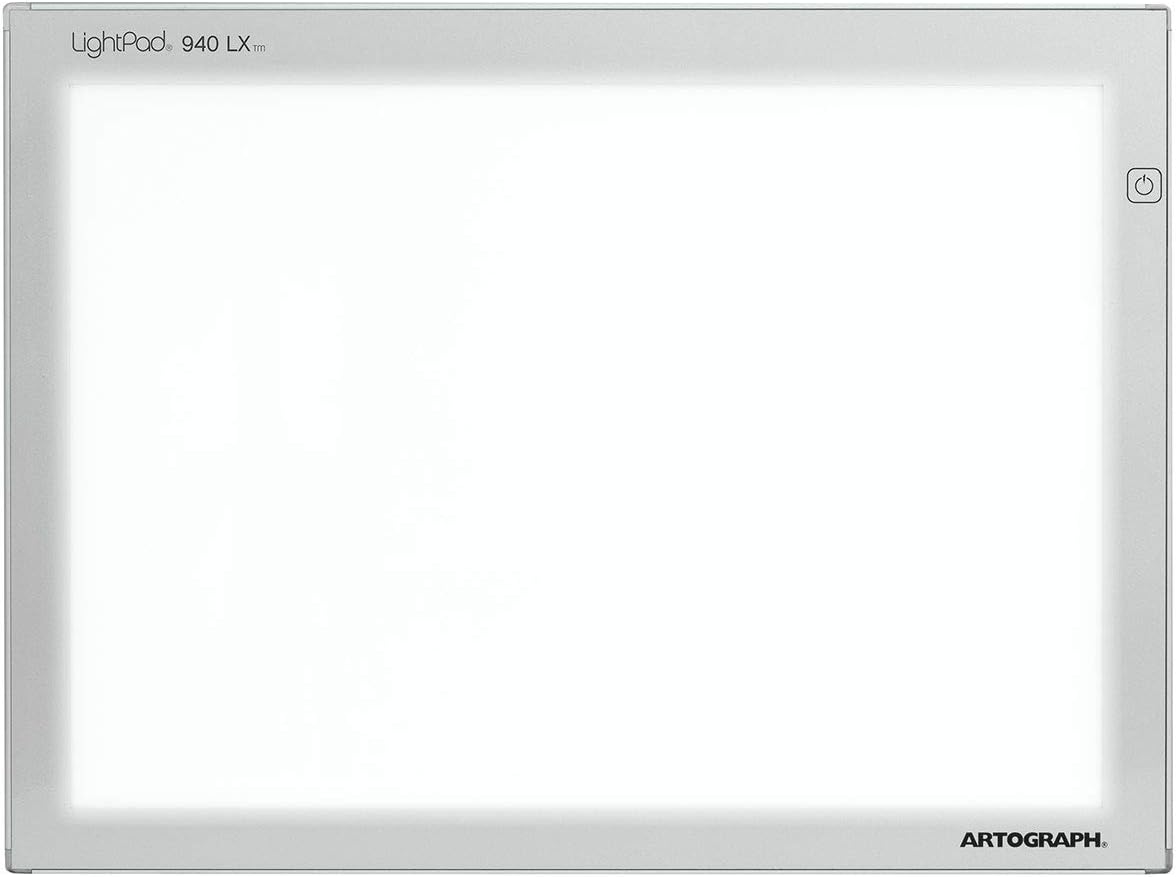 Artograph Thin LED Light Box, 17" x 12" Dimmable Drawing & Tracing Pad, LightPad 940 LX