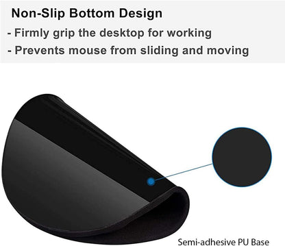 Mouse Wrist Rest and Keyboard Wrist Rest Pad Set, Non-Slip Rubber Base Smooth Surface Ergonomic Gaming Mouse Pad for Easy Typing and Pain Relief, Antique Blue Wood Grain Dog Paw + Coaster