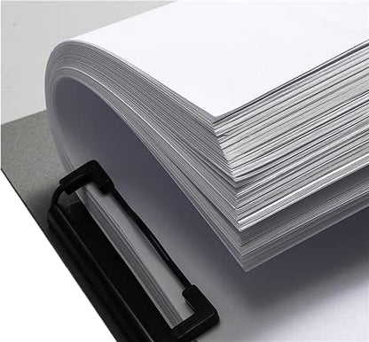 2 Pcs Folding Clipboard,Clipboard Foldable 9x12.5 inch Waterproof File Folder Clip Boards,A4 or A3 Size File Cover Folder Writing Clipboards with Two Metal Clip,Support Horizontal and Vertical (Black)