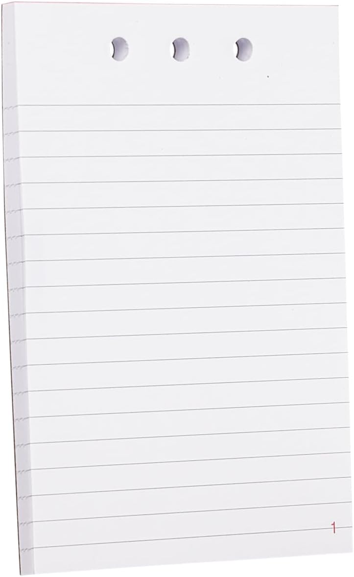 JAY-PEE NYPD Memo Book Note Pad Cover NYC Regulation Style Memo Binder with 3 Heavy Metal Rings. Includes 1 Large Size Note Pad 4" x 8 1/2" Made of Full Grain Black Leather
