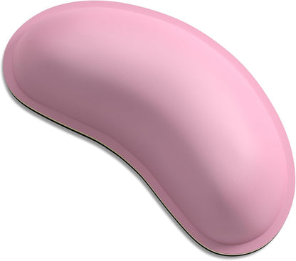 Dapesuom Mouse Wrist Rest, Ergonomic Memory Foam Mouse Wrist for Computer Desk Mats Support, PU Leather Hand Rest Pad Cushion for Gaming, Laptop, Men, Women, Pain Relief & Easy Typing, Black
