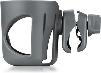 Accmor Stroller Cup Holder, Universal Cup Holder for Stroller Walker Bike, 360° Rotatable Large Caliber Designed Bottle Holder for Stroller, Bike, Wheelchair, Scooter
