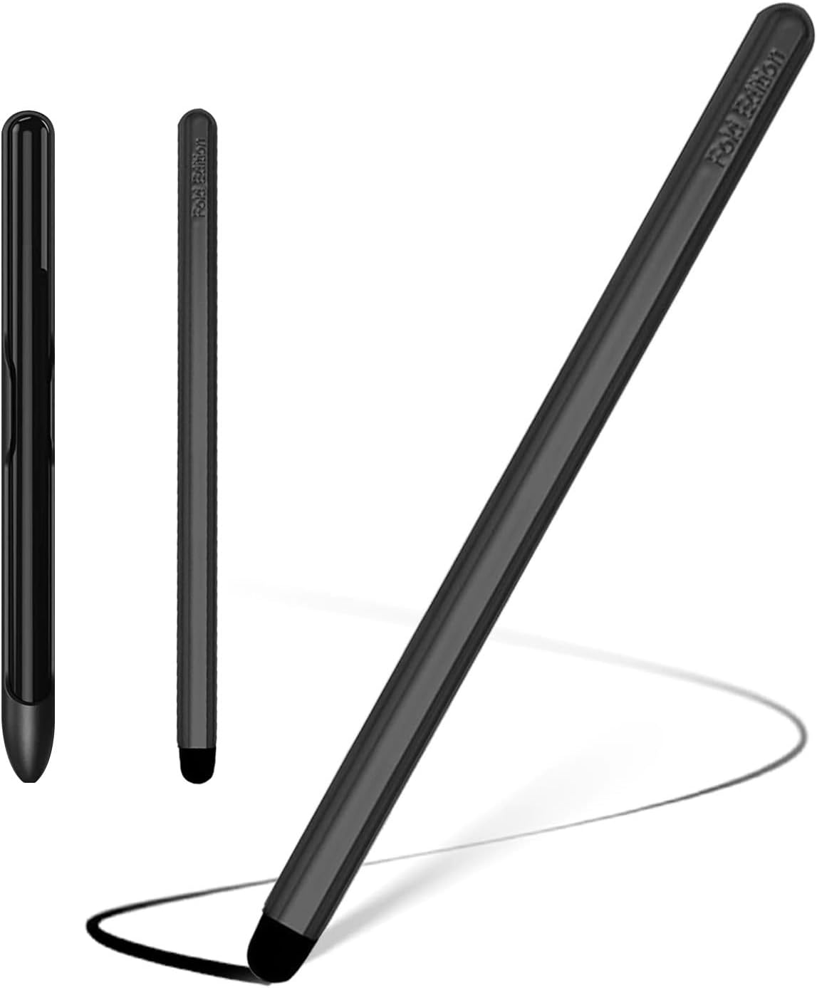 Stylus Pens with Pen Slot for Touch Screens, High Precision Capacitive Universal Stylus for iPad iPhone Tablets Samsung Galaxy All Touch Screen Devices (Black)