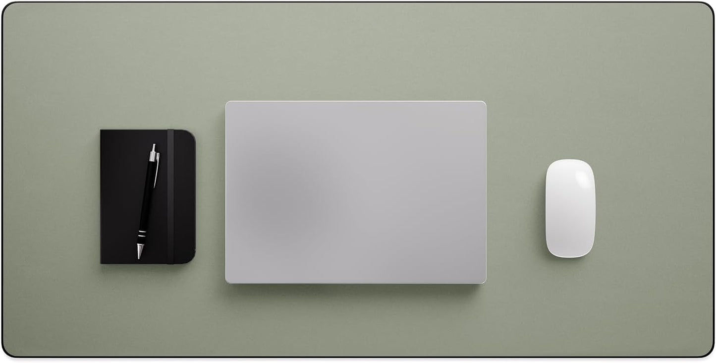 Jotsome Leather Desk Pad Mat, Non-Slip Desk Blotter Pad - Desk Protector for Office, Home, Lap Desk, Laptop, and Desktop